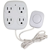 Power Zone ORFSTAP electrical-outlet-switches, White
