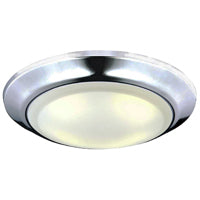 Westinghouse 6322600 Large LED Indoor/Outdoor Dimmable Surface Mount Wet Location, Chrome Finish with Frosted Lens, 1 Count (Pack of 1)