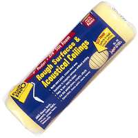 FOAMPRO 66 Paint Roller Cover, 3/4 in Thick Nap, 9 in L, Foam Cover