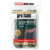 WOOSTER RR308-4 1/2 Paint Roller Cover, 4-1/2 in L, Foam Cover, Charcoal