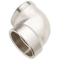Plumb Pak PP20CP Pipe Elbow, 1/2 in, IPS, Brass, Polished Chrome