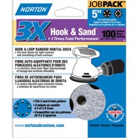 Norton 4034 Sanding Disc, 5'', No Color, 50 Each Set