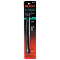Olson Saw SC41101 Pin End Scroll Saw Blade, 15 TPI Regular