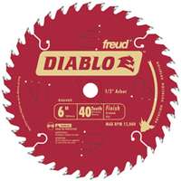 6-Inch 40 Tooth ATB Trim Saw Blade with 1/2-Inch Arbor,