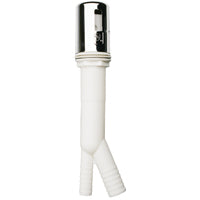 Plumb Pak PP855-70 Dishwasher Air Gap, 5/8 Inlet X 7/8 in Od Outlet, Plastic, Chrome Plated