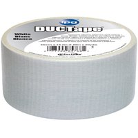 IPG 6720WHT Duct Tape, 20 yd L, 1.88 in W, Polyethylene-Coated Cloth Backing, White