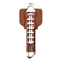 Hy-Ko 16010KW1-25 Kw1-25 Football Blank Key - Pack of 10