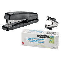 Swingline Stapler Value Pack, 20 Sheet Capacity, Jam Free, includes Standard Stapler, 5000 Staples and Staple Remover, Black (54551) S7054551H