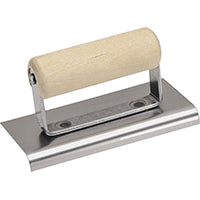 Qlt By Marshalltown Concrete Edger 6 X 6 1/2R 5/8L Wood Handle CE514S