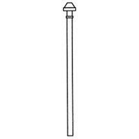 Plumb Pak PP70-7 Smooth Lavatory Supply Tube, 3/8 in, 30 in L, Polybutylene, 3/8" x 30"
