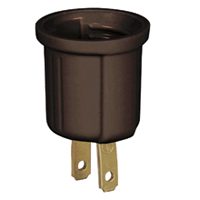 Cooper Wiring Devices BP738B Keyless Lampholder Adapter(Pack of 5)