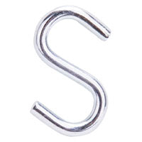 MINTCRAFT LR370 Large Open S-Hook, 1-1/2-Inch, Bright Zinc