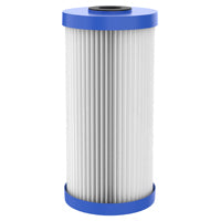 Pentair OMNIFilter Series RS6-SS2-S06 Filter Cartridge, 30 um Filter, Polyester Filter Media, Pleated Paper