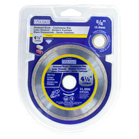 ORGILL WWS-POWERTOOL 932031OR 4-1/2" Blade Diamond Cont Rim
