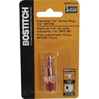 Bostitch BTFP72318 Industrial 1/4-Inch Series Plug with 1/4-Inch NPT Male Thread