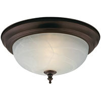 Boston Harbor F51WH02-1005-ORB Two Light Flush Mount Ceiling Fixture, 120 V, 60 W, 2-Lamp, A19 or CFL Lamp