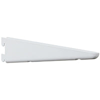 BRACKET SHELF TWIN WHT 10.5IN