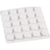 Shepherd Hardware 9957 3/8-Inch Self-Adhesive Felt Furniture Pads, 75-Pack, White by Shepherd Hardware