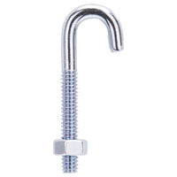 MINTCRAFT LR319 J-Bolt, 1/4X2-5/16-Inch, Zinc Steel