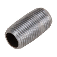 ProSource 1/8XCB Pipe Nipple, 1/8 in, Male, Steel, SCH 40 Schedule