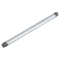ProSource 1/8X6G Pipe Nipple, 1/8 in, Threaded, Steel, 6 in L