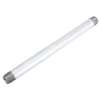 ProSource 3/8X2G Pipe Nipple, 3/8 in, Threaded, Steel, 2 in L