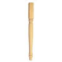 Waddell Early American Series 2556 Table Leg, 5-3/4 in H, Hardwood, Smooth Sanded