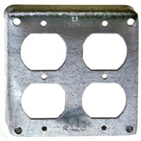 Raco 907C, 4 Inch, Gray Steel Galvanized