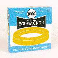 Harvey's Bol-Wax No. 1 Heavy Duty, Standard Wax Ring Without Flange, 5-1/2 in OD