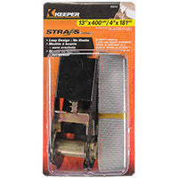 KEEPER – 1” x 13’ Endless Loop Ratchet Tie-Down - 400 lbs. Working Load Limit and 1,200 lbs. Break Strength
