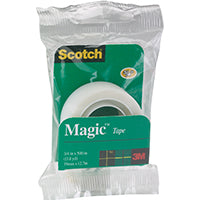 Scotch Venture Tape 205 Filament Tape, 500 in L, 3/4 in W, Polypropylene Backing, Clear