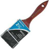 Linzer 1610-2.5 Varnish/Wall Brush, 2-1/2 in W, 2-1/4 in L Bristle, China Bristle, Varnish Handle