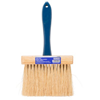 Vulcan C01426 Concrete Brush, 4 in W Brush, 6-1/2 in L Brush, 11-1/2 in OAL, Tampico Bristle, Beige Bristle, Wood Handle