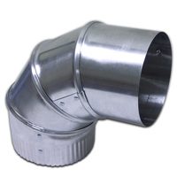 Lambro 2300 Vent Elbow, 3 in Connection, 26 Gauge, Aluminum