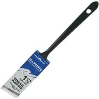 Linzer WC 2851-1.5 Paint Brush, 1-1/2 in W, 2-1/4 in L Bristle, Nylon/Polyester Bristle, Sash Handle