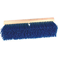 BIRDWELL 3015-6 Street Broom Head, 4-1/4 in L Trim, Polypropylene Bristle, Blue