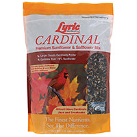 Lyric Cardinal Wild Bird Seed - Sunflower & Safflower Premium Bird Food Mix for Cardinals, Grosbeaks & Blue Jays - 3.75 lb bag 26-19065