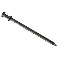 ProFIT 0077195 Scaffold Nail, 16D, 3 in L, Steel, Brite, Duplex Head, Round, Smooth Shank, 5 lb
