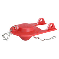 Korky 2001BP Toilet Flapper, Chlorazone Rubber, Red, For: Brass and Plastic Flush Valves