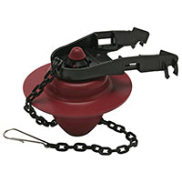 FLUIDMASTER 501P21 Flapper Tank Ball, Rubber, Red, For: Toilet with 2 in Plastic or Metal Flush Valves