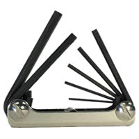 Eklind 21151 Hex Key Set, 6-Piece, Steel, Black