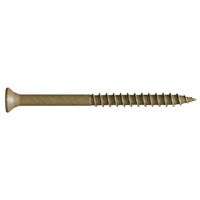 CAMO 0356174 Deck Screw, #9 Thread, 3 in L, Bugle Head, Star Drive, Type 17 Slash Point, Carbon Steel, ProTech-Coated