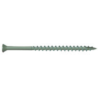 CAMO 0346104 Deck Screw, #7 Thread, 1-5/8 in L, Trim Head, Star Drive, Type 17 Slash Point, Carbon Steel, ProTech-Coated