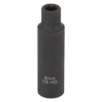 Vulcan MT65802087-1 Deep Impact Socket, 9 mm Socket, Black Phosphate