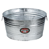 Behrens 2 Wash Tub, 15 gal Capacity, Steel