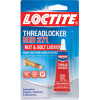 Loctite Threadlocker Red 271 - Permanent Thread Lock Glue for Nuts, Bolts, & Fasteners, High Strength Screw Glue to Prevent Loosening & Corrosion - 6 ml, 1 Pack