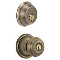 Schlage Lock Company FB50NVGEO609 Georgian Antique Brass Knob