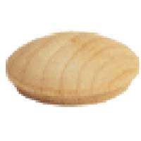 Waddell 8400.50-CS Screw Hole Button, Birchwood