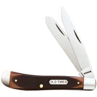 OLD TIMER 94OT Folding Pocket Knife, 3 in L Blade, 7Cr17 High Carbon Stainless Steel Blade, 2-Blade