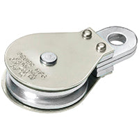 DEUER DB-30G Gable Block, 5/16 in Rope, 480 lb Working Load, 2 in Sheave, Zinc